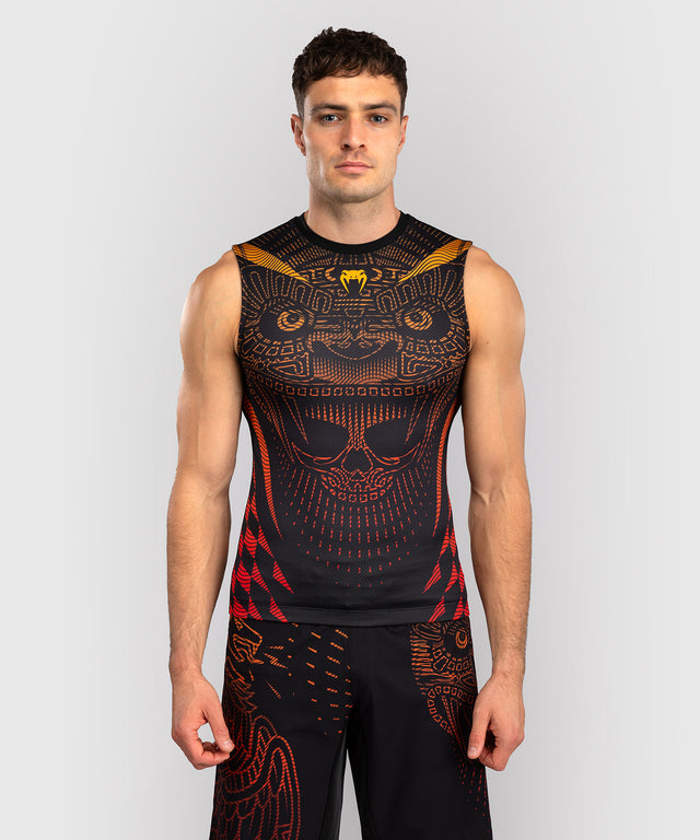 Venum Rashguard uden ærmer Quetzal Fury – Sort/Rød