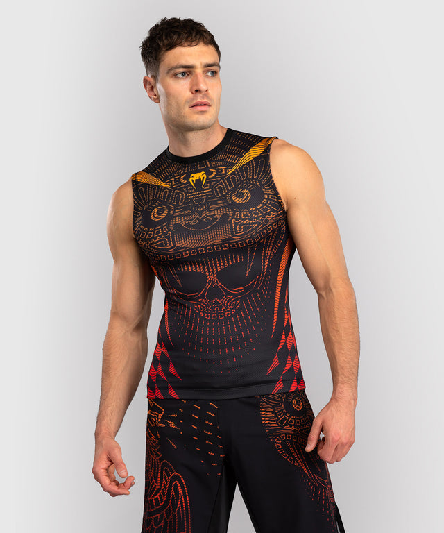 Venum Rashguard uden ærmer Quetzal Fury – Sort/Rød