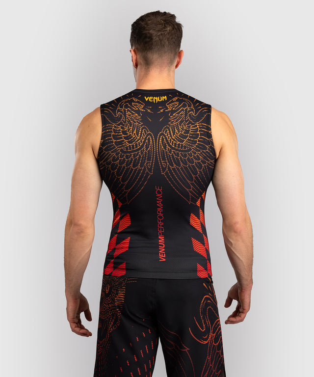 Venum Rashguard uden ærmer Quetzal Fury – Sort/Rød
