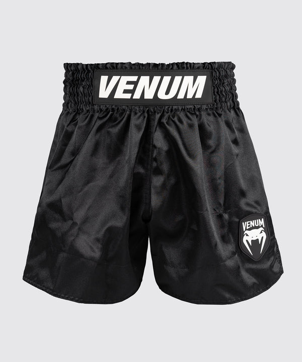 Venum Muay-Thai-Shorts Classic Evo – Schwarz/Weiß