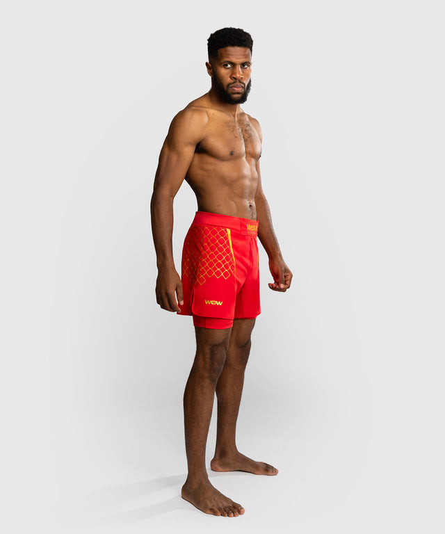 Venum x WOW FC MMA-shorts – Vurig rött