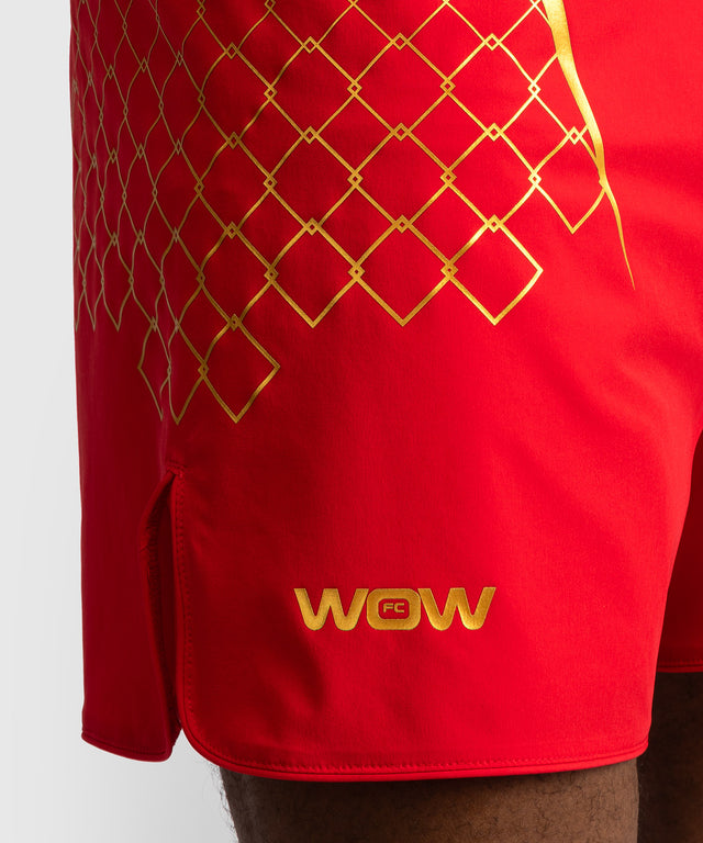 Venum x WOW FC MMA-shorts – Vurig rött