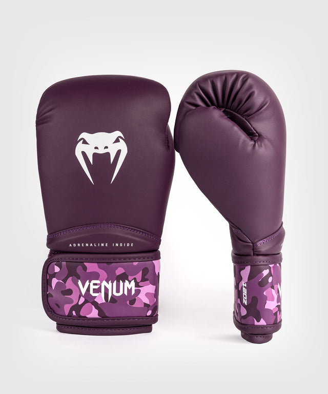 Gants de boxe Venum Iris – Violet/Camo Rose