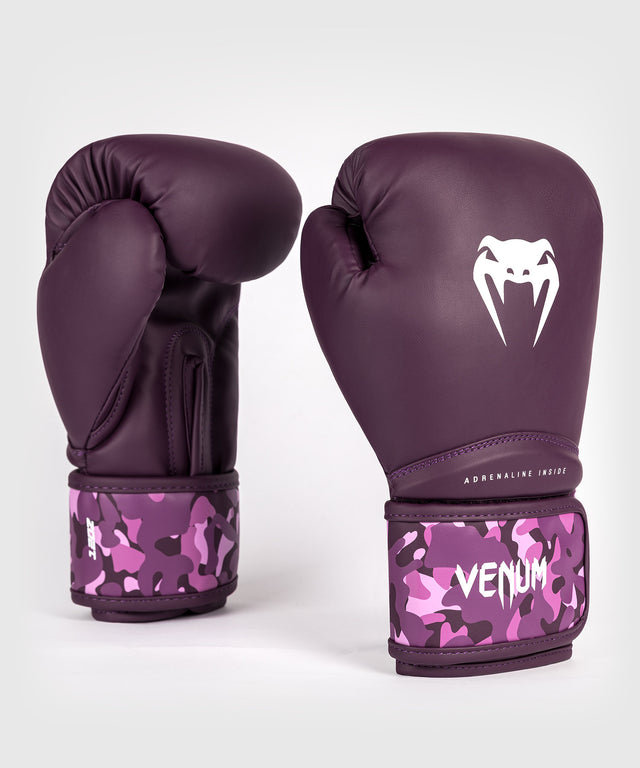 Gants de boxe Venum Iris – Violet/Camo Rose