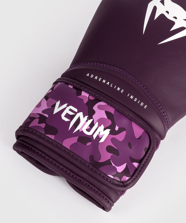 Gants de boxe Venum Iris – Violet/Camo Rose