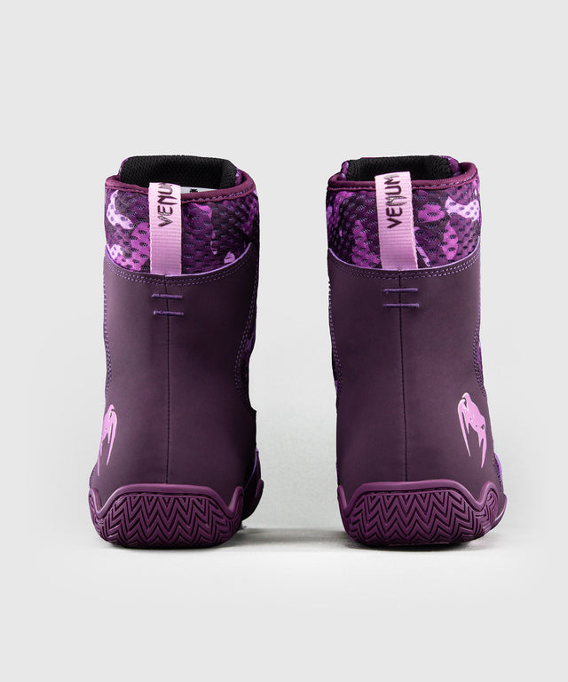 Botas de boxe Venum Iris – Roxo/Camuflagem Rosa