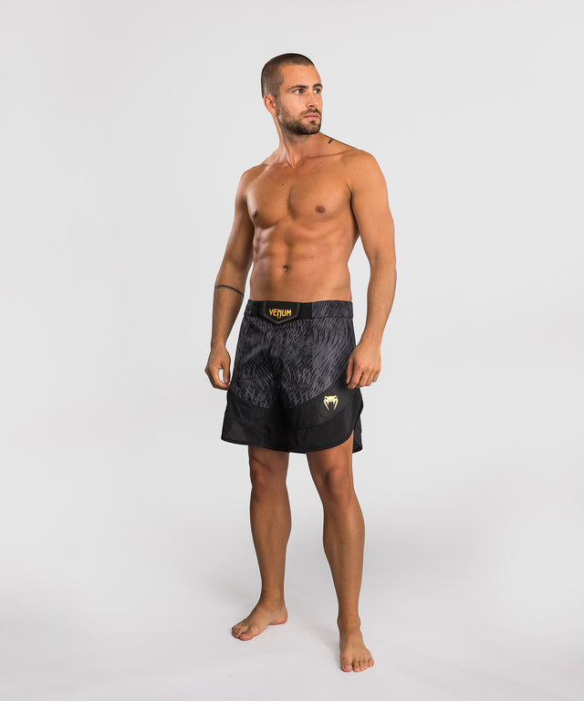 Shorts de MMA Venum x Chimaev – Noir/Gris