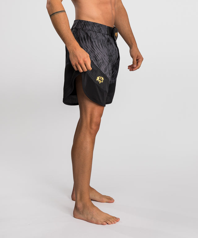 Shorts de MMA Venum x Chimaev – Noir/Gris
