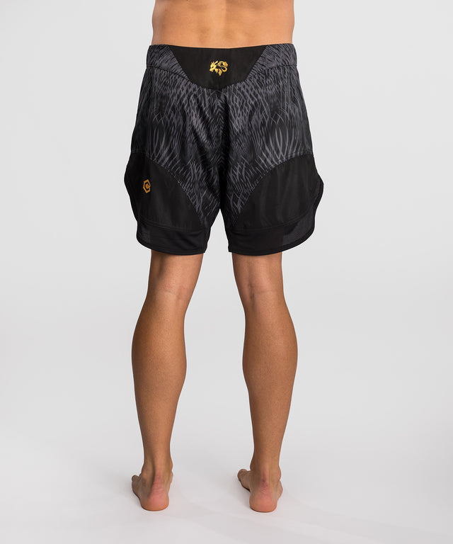 Shorts de MMA Venum x Chimaev – Noir/Gris