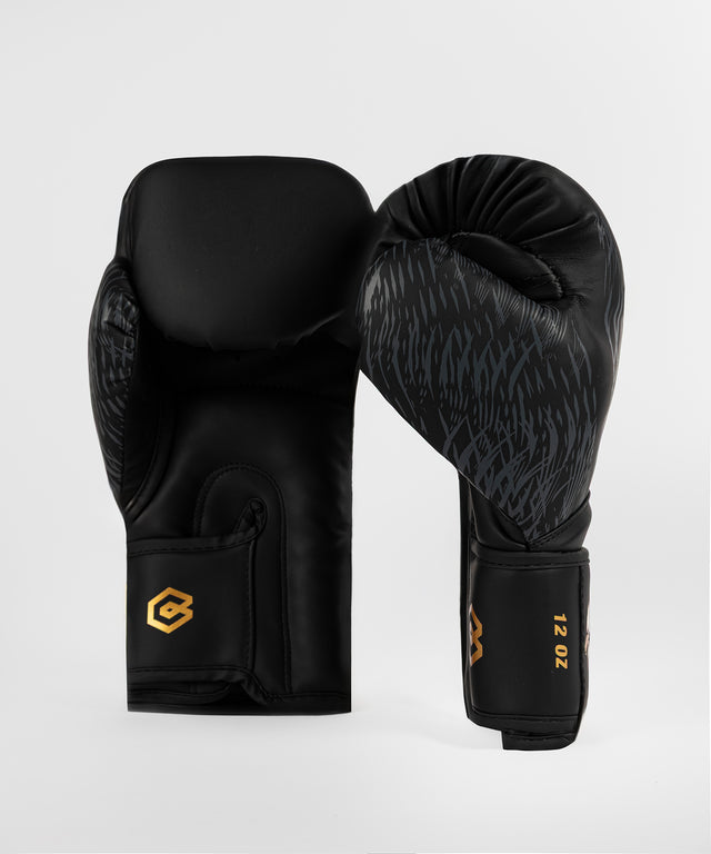 Mănuși de box Venum x Chimaev – Negru/Auriu