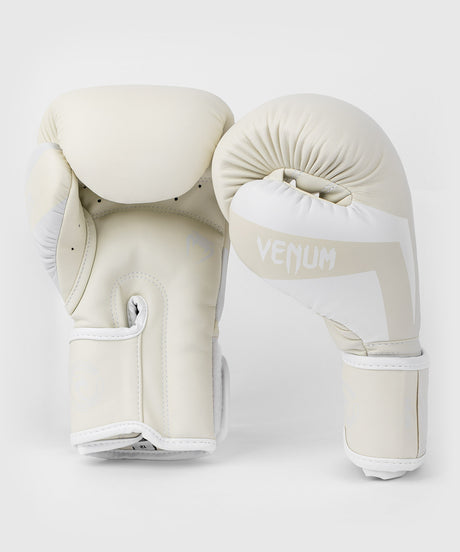 Guantes de boxeo Venum Elite – Blanco/Blanco