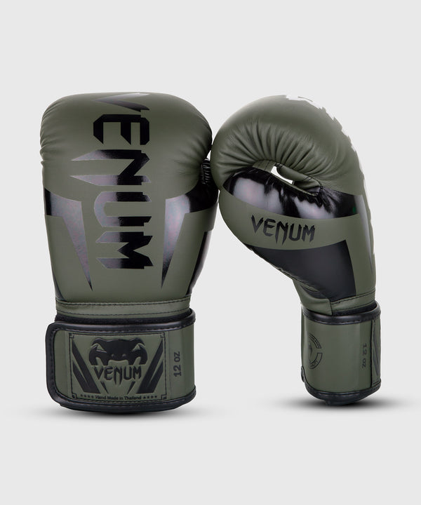 Gants de boxe Venum Elite – Vert/Noir