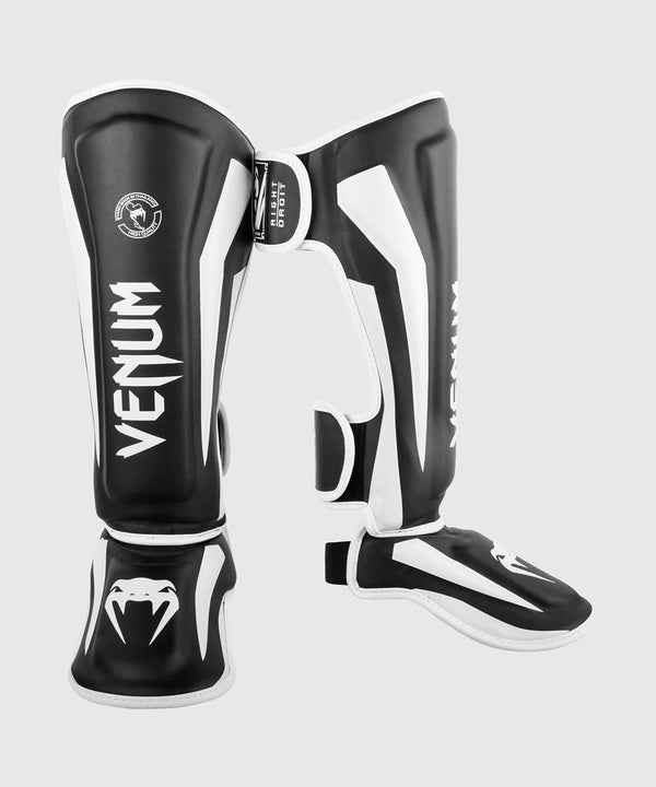 Venum Benskydd Kickboxning Elite – Svart/Vit