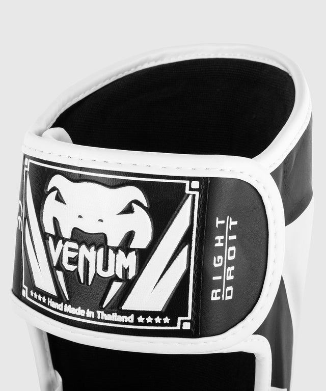 Venum Scheenbeschermers Kickboks Elite - Zwart/Wit