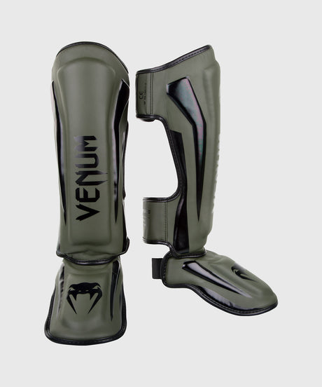 Venum Scheenbeschermers Kickboks Elite - Groen/Zwart