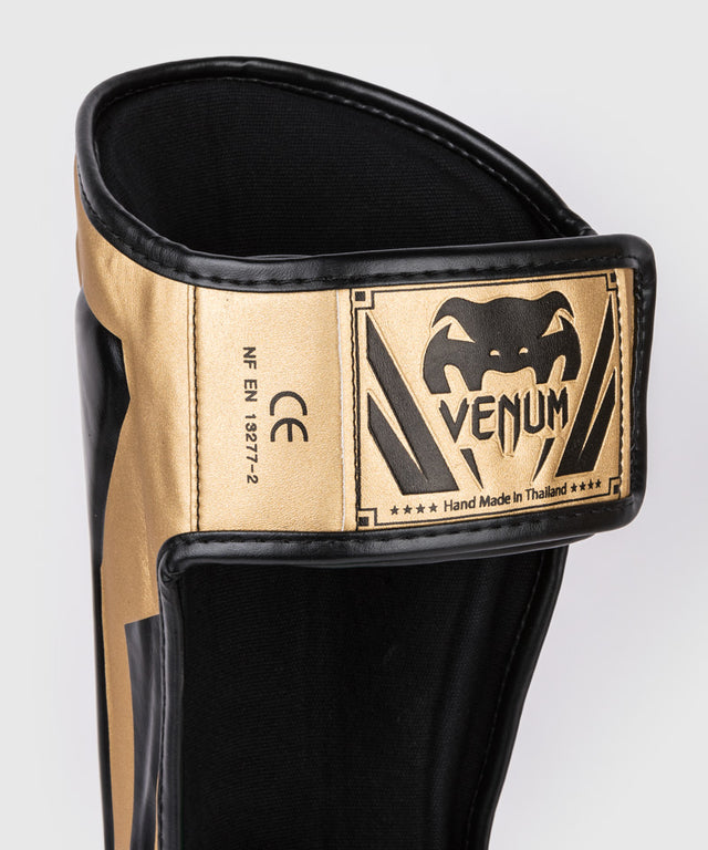 Venum Scheenbeschermers Kickboks Elite - Goud/Zwart