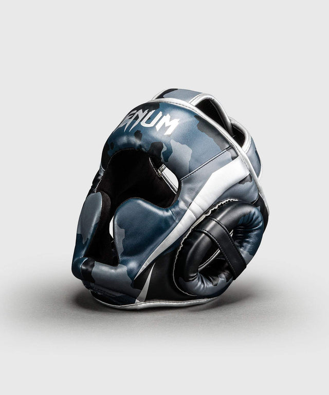 Venum Elite Head guard Camo – Dark blue/Blue