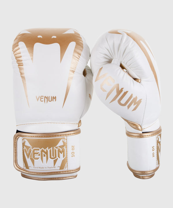 Mănuși de box Venum Giant 3.0 – Alb/Auriu