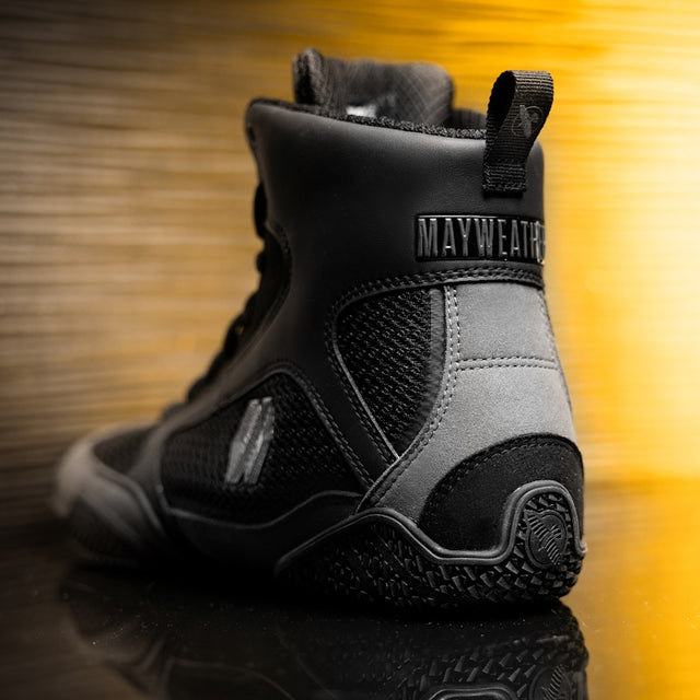 Scarpe da boxe Hayabusa x Mayweather Champ – Nero/Grigio