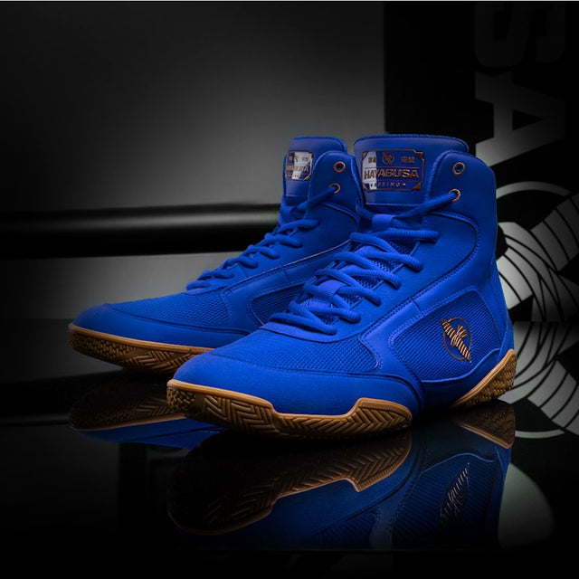 Botas de boxeo Hayabusa Pro – Azul