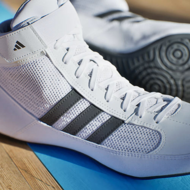 Botas de lucha Adidas Havoc – Blanco/Negro