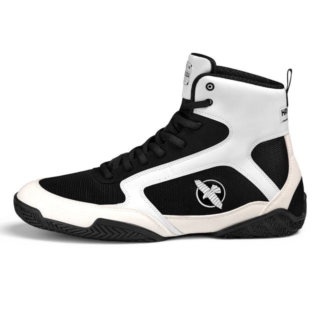Scarpe da boxe Hayabusa Pro – Bianco/Nero