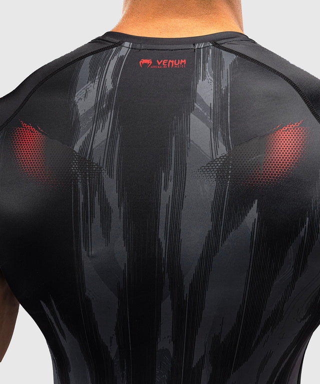 Rashguard Venum Demon Krótki Rękaw – Czarny/Szary