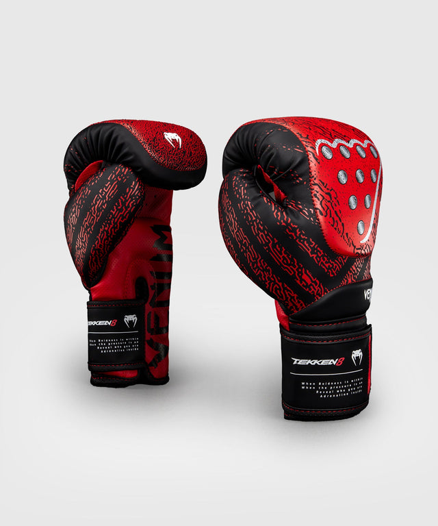 Venum Boxhandschuhe TEKKEN 8 Kazuya – Rot/Schwarz – Foto 2