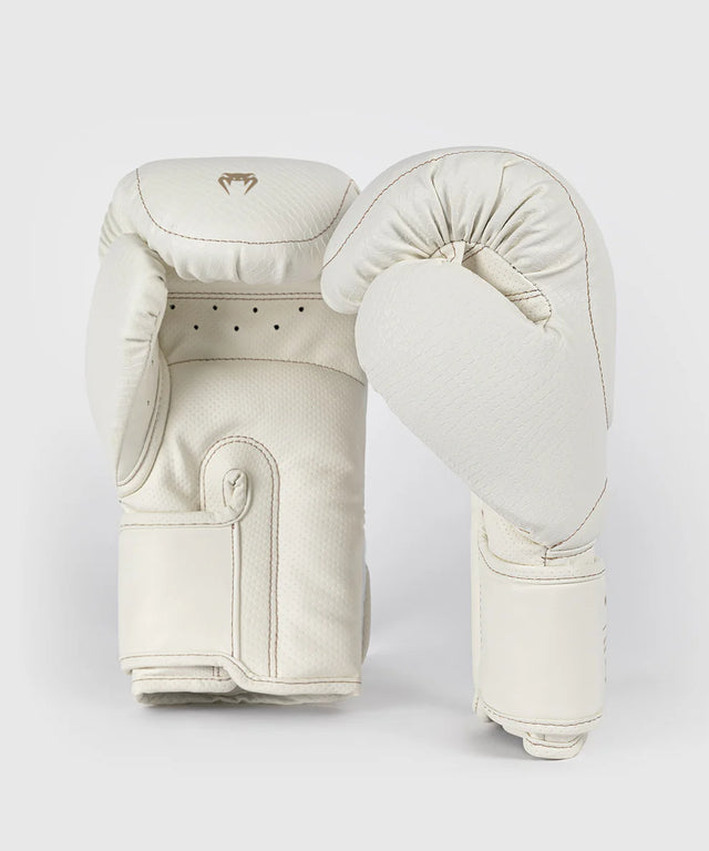 Venum Impact Evo Scales Boxhandschuhe – Elfenbeinweiß