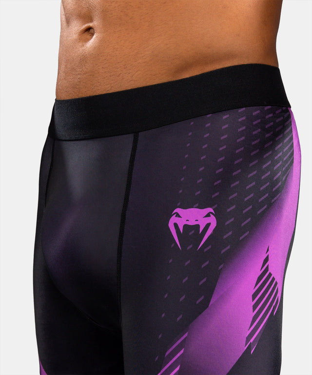 Venum Kompressionsshorts No-Gi 6.0 – Sort/Lilla