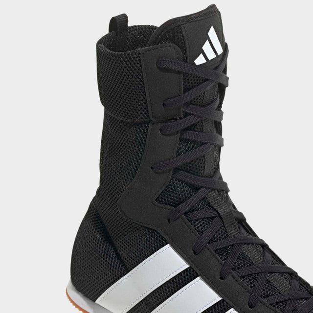 Ghete de box Adidas Box Hog Classic – Negru/Alb