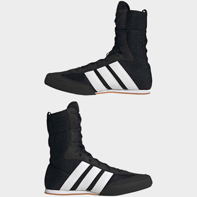 Ghete de box Adidas Box Hog Classic – Negru/Alb