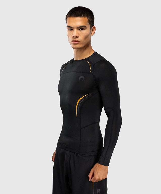Venum Rashguard G-Core Långärmad – Svart/Guld