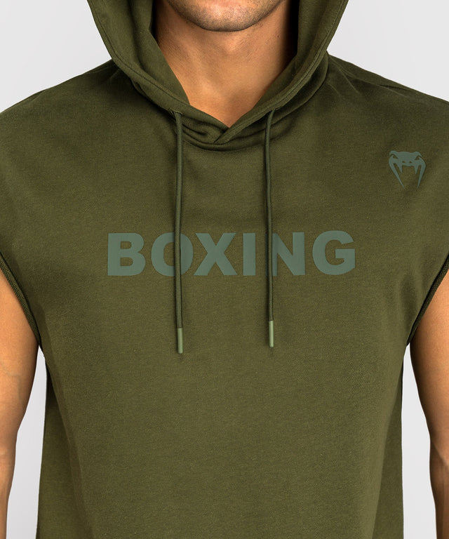 Venum Hoodie Mouwlös Boxing VT – Militärgrön