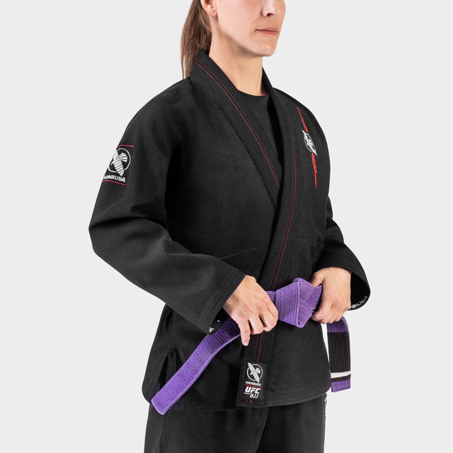 Hayabusa x UFC BJJ-gi til kvinder Lightweight - Sort