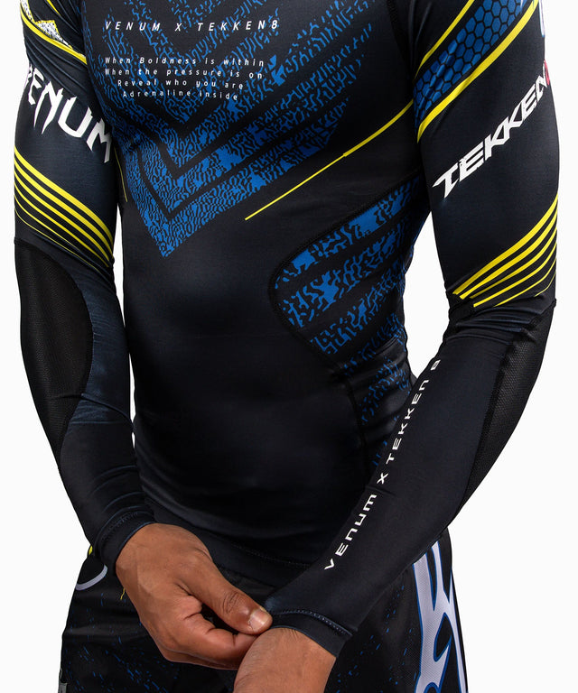 Venum Rashguard TEKKEN 8 King - Nero/Giallo - foto 7