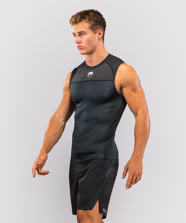 Venum Rashguard G-Fit Scale fără mâneci – Negru