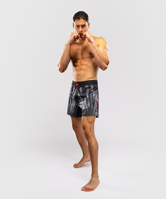 MMA trenky Venum Demon – Černé/Šedé