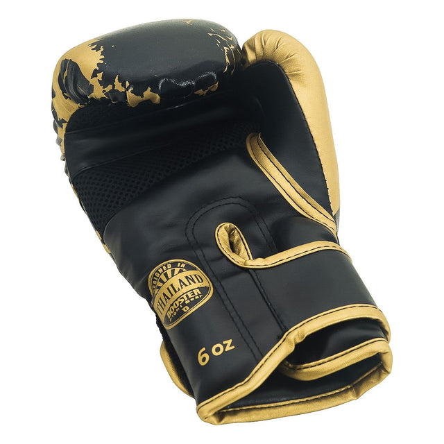 Gants de boxe Booster BG Marble Enfant – Or/Noir