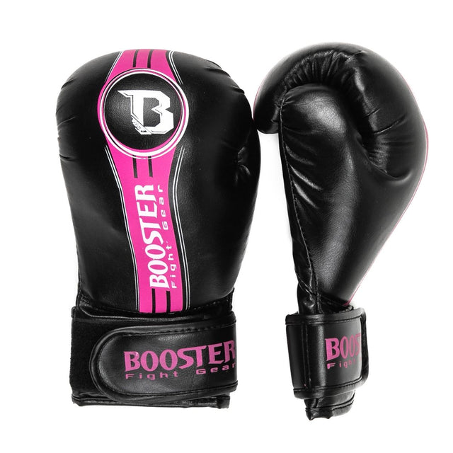Luvas de boxe Booster Future V2 Criança – Preto/Rosa