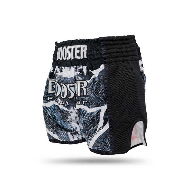 Booster Kickboxningsshorts Alien – Svart/Grå