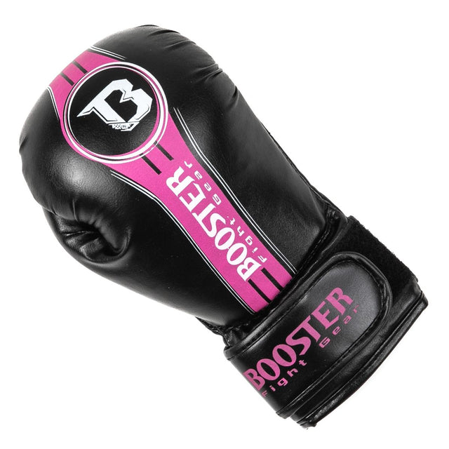 Luvas de boxe Booster Future V2 Criança – Preto/Rosa