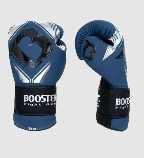 Guantes de boxeo Booster Bangkok – Azul/Plata/Negro