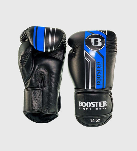 Guantes de boxeo Booster V9 – Negro/Azul