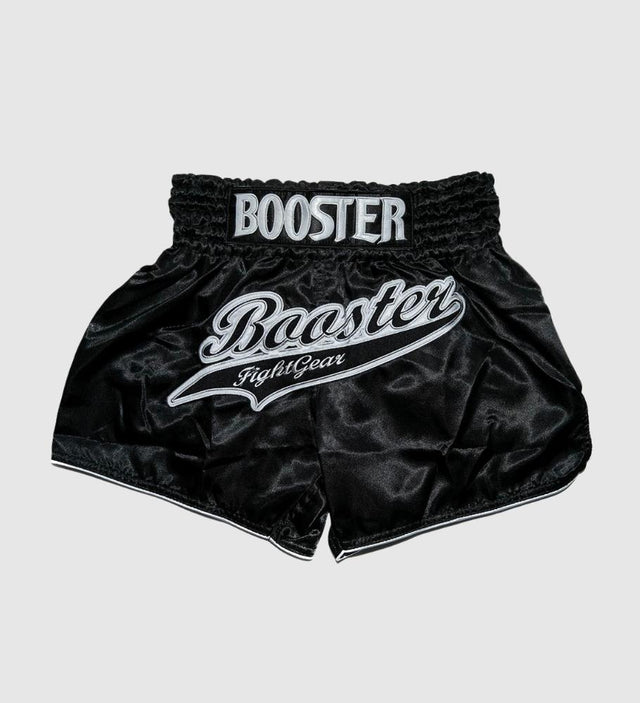 Pantaloncini Kickboxing Booster Slugger – Nero/Argento