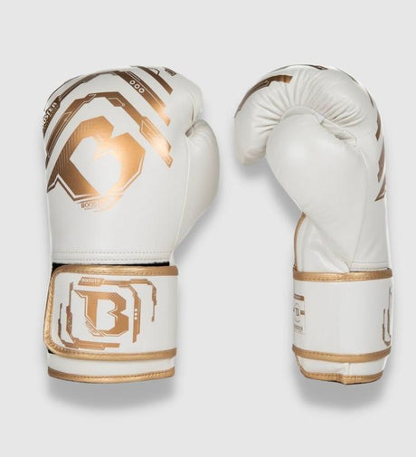 Gants de boxe Booster Kickboks Youth Elite Kids – Blanc/Or