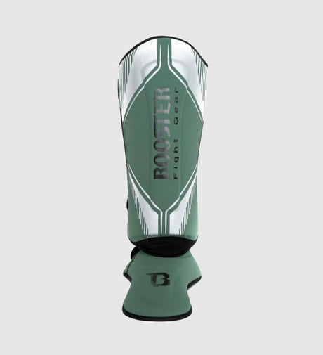 Protège-tibias Booster Bangkok – Vert/Argent/Noir – Protège-tibias