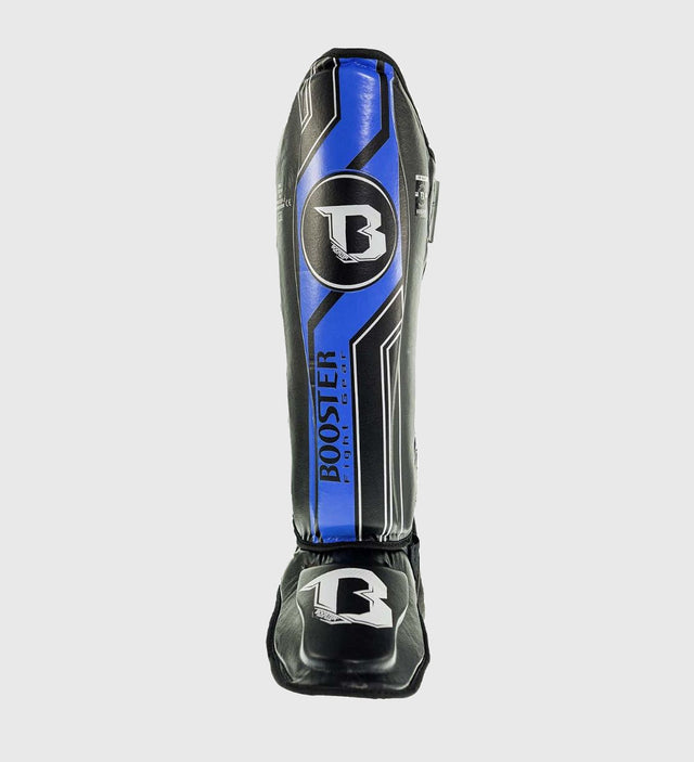 Espinilleras Booster Kickboks V9 – Negro/Azul – Espinilleras