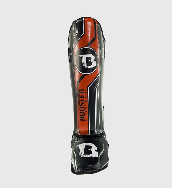 Booster Kickboxing Shinguards V9 - Black/Red