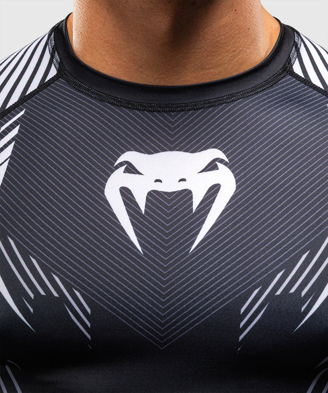 Rashguard Venum No-Gi 6.0 Manches Courtes – Noir/Blanc